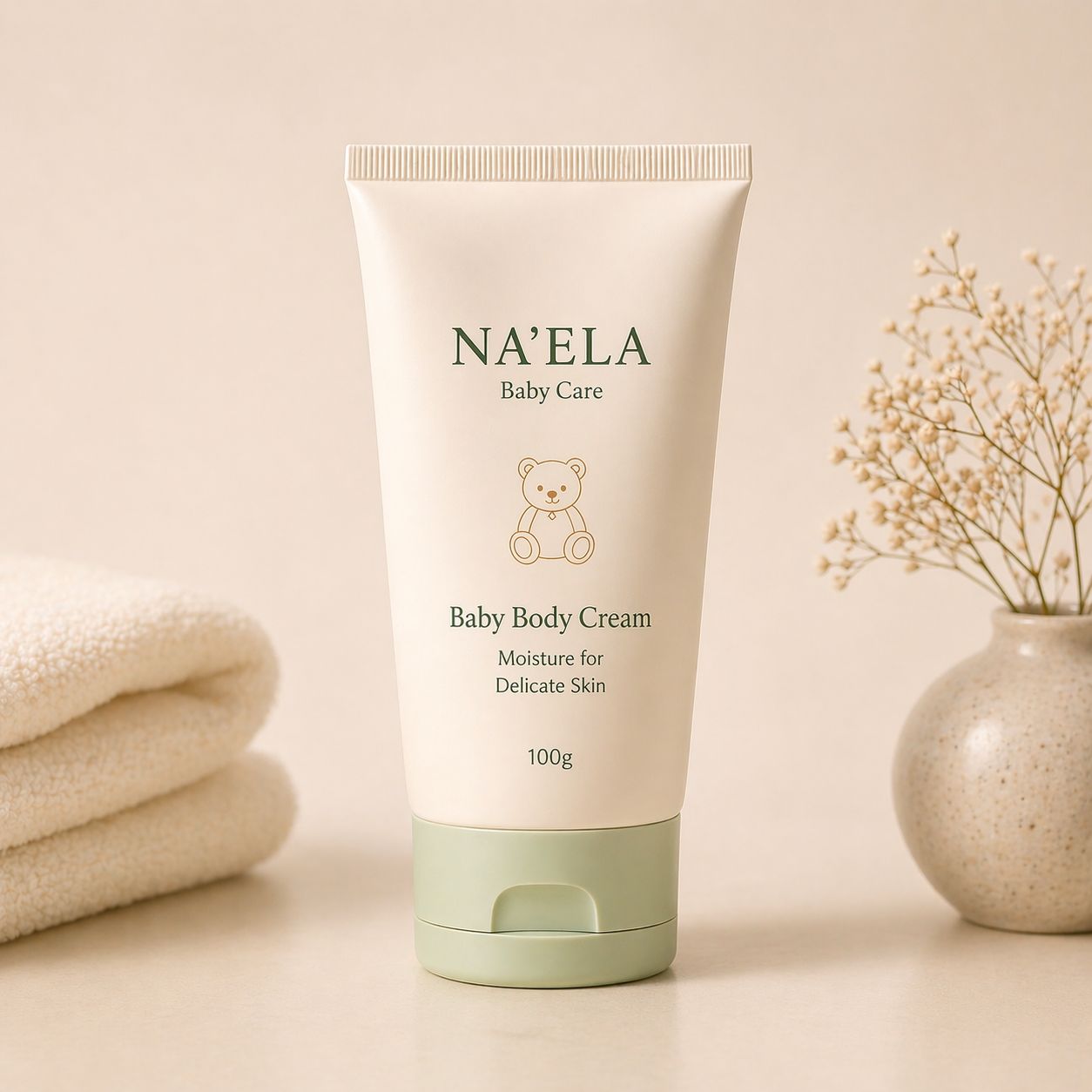 Baby Body Cream - moisture for delicate skin.